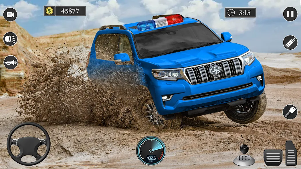 Flying Prado Car Robot Game [MOD: безлимитные деньги и полёт] Screenshot 2