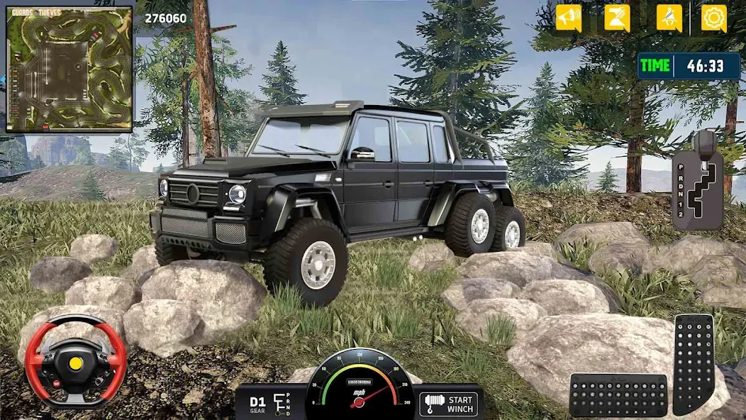 Flying Prado Car Robot Game [MOD: безлимитные деньги и полёт] Screenshot 3
