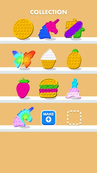 Fidget Toy Maker [MOD: безлимитные деньги и все игрушки открыты] Screenshot 4