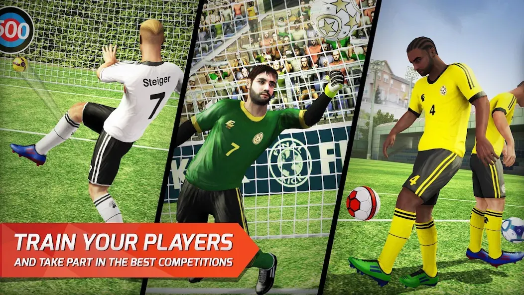 Final Kick: Online Soccer [MOD: безлимитные деньги и все команды] Screenshot 4
