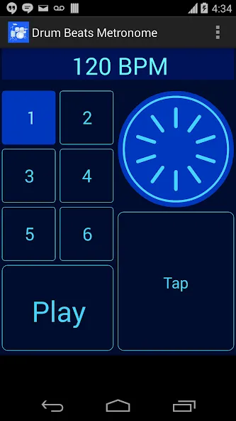 Drum Beats Metronome [MOD: точный ритм и без рекламы] Screenshot 1
