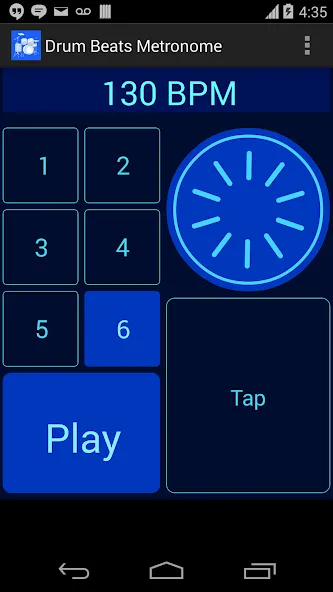 Drum Beats Metronome [MOD: точный ритм и без рекламы] Screenshot 2