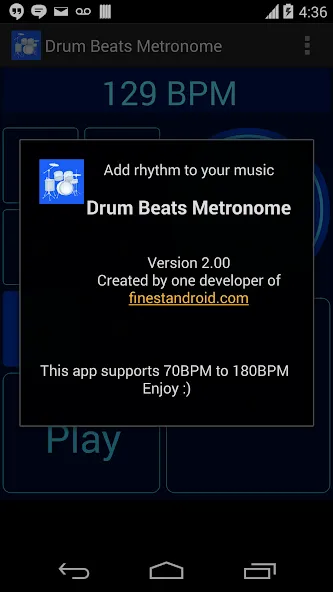 Drum Beats Metronome [MOD: точный ритм и без рекламы] Screenshot 4