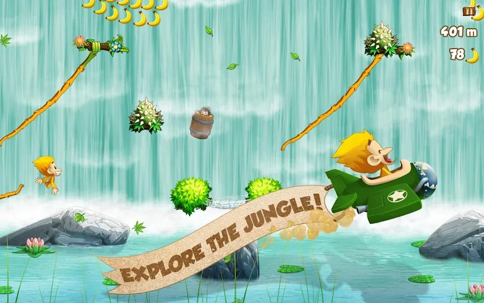 Benji Bananas [MOD: безлимитные бананы и открыты уровни] Screenshot 1
