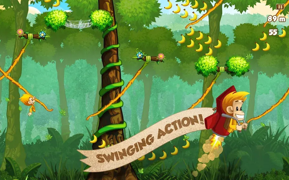 Benji Bananas [MOD: безлимитные бананы и открыты уровни] Screenshot 2