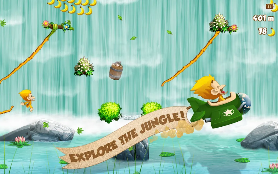 Benji Bananas [MOD: безлимитные бананы и открыты уровни] Screenshot 4