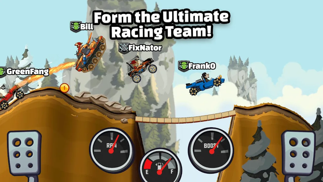 Hill Climb Racing 2 [MOD: безлимитные монеты и топливо] Screenshot 5