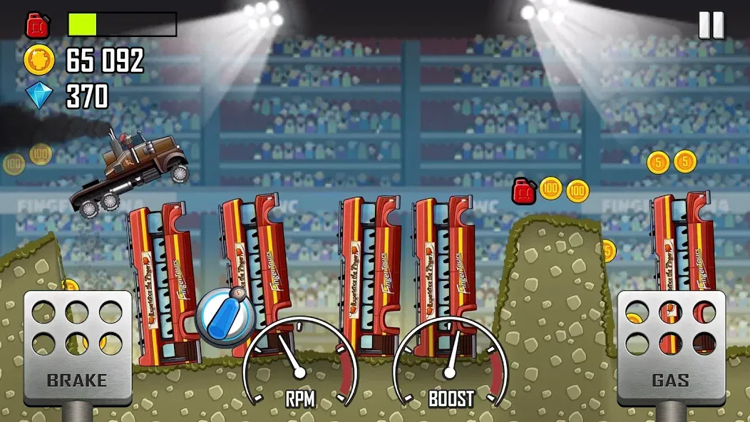 Hill Climb Racing [MOD: безлимитные деньги и топливо] Screenshot 4