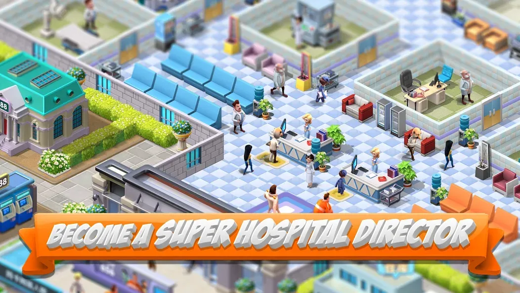 Sim Hospital2-Simulation [MOD: безлимитные деньги и ресурсы] Screenshot 3