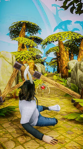 Forest Fun Run - Running Game [MOD: безлимитные монеты и все персонажи] Screenshot 1
