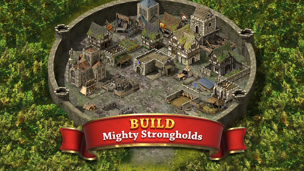 Stronghold Kingdoms Castle Sim [MOD: безлимитные ресурсы и быстрое строительство] Screenshot 2