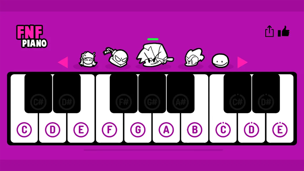 FNF Piano [MOD: все песни разблокированы] Screenshot 2