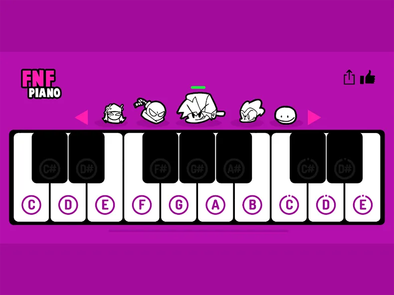 FNF Piano [MOD: все песни разблокированы] Screenshot 4