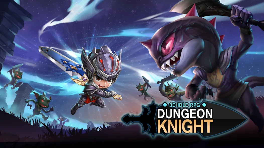 Dungeon Knight [MOD: безлимитное здоровье и мощное оружие] Screenshot 1