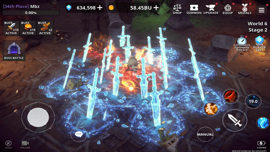 Dungeon Knight [MOD: безлимитное здоровье и мощное оружие] Screenshot 2