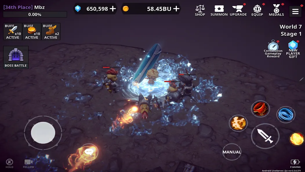 Dungeon Knight [MOD: безлимитное здоровье и мощное оружие] Screenshot 5