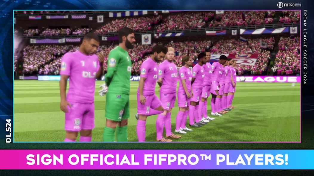 Dream League Soccer 2024 [MOD: безлимитные деньги и все команды открыты] Screenshot 2