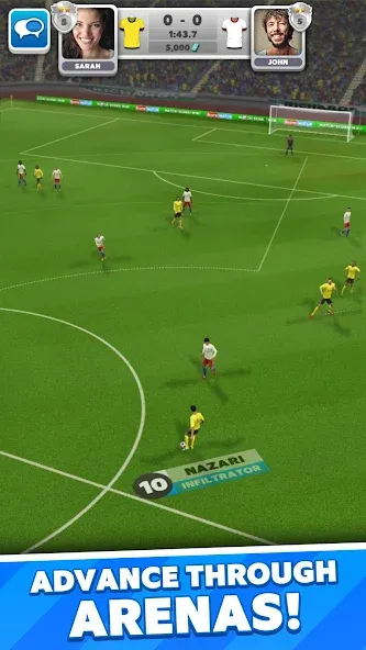 Score! Match - PvP Soccer [MOD: безлимитные деньги и усиленные игроки] Screenshot 3