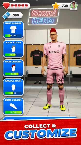 Score! Hero [MOD: безлимитные деньги и выносливость] Screenshot 1
