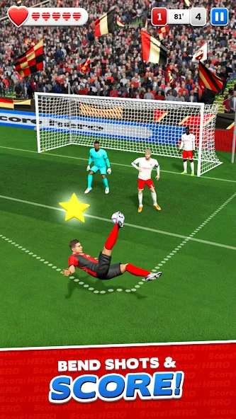 Score! Hero [MOD: безлимитные деньги и выносливость] Screenshot 3