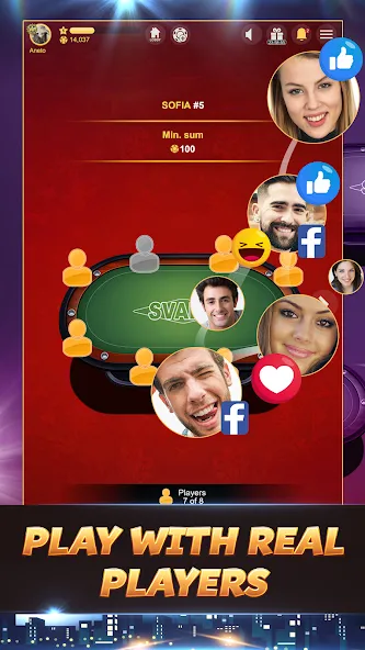 Svara - 3 Card Poker Card Game [MOD: безлимитные фишки и открытые уровни] Screenshot 3