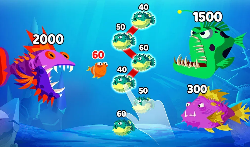 Fish Town IO: Mini Aquarium [MOD: безлимитные монеты и рыбки] Screenshot 1