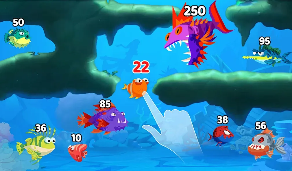Fish Town IO: Mini Aquarium [MOD: безлимитные монеты и рыбки] Screenshot 2