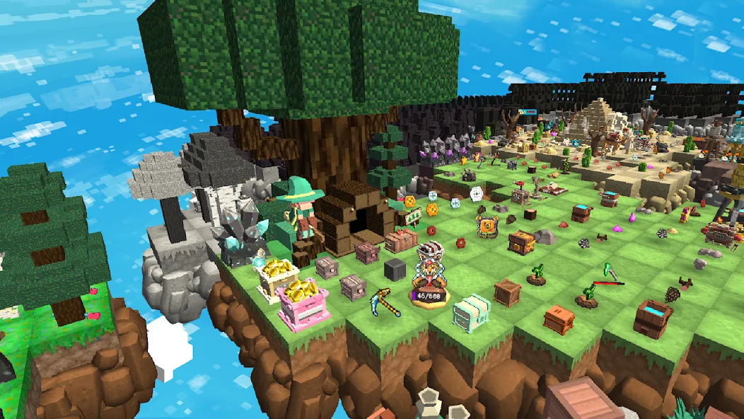 MergeCrafter Magic Merge World [MOD: безлимитные ресурсы и энергия] Screenshot 2