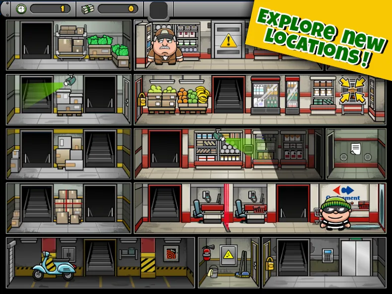 Bob The Robber 4 [MOD: безлимитные деньги и открыты все уровни] Screenshot 2