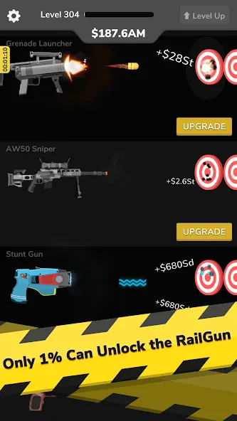 Gun Idle [MOD: много денег и боеприпасов] Screenshot 4