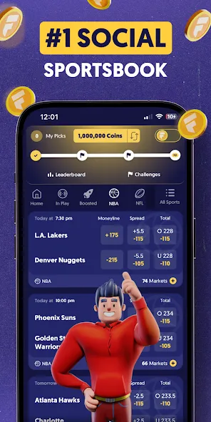 Fliff - Sports Picks [MOD: спортивные прогнозы без ограничений] Screenshot 1