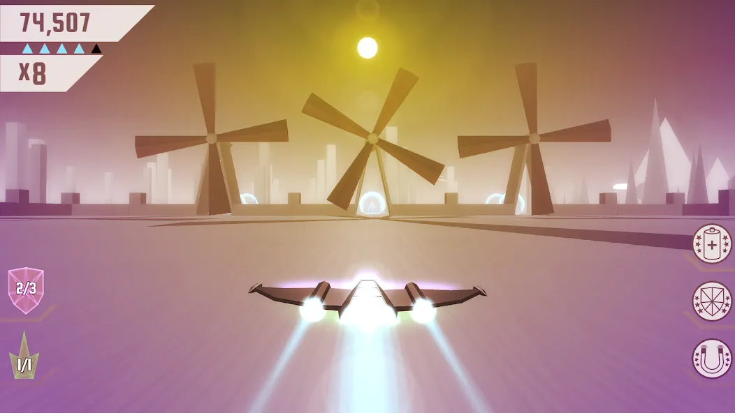 RACE THE SUN CHALLENGE EDITION [MOD: открыты все уровни и бесконечные жизни] Screenshot 3