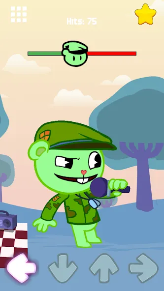 Flippy Happy Funkers FNF Mod [MOD: новые рэп-баттлы и ритмы] Screenshot 1