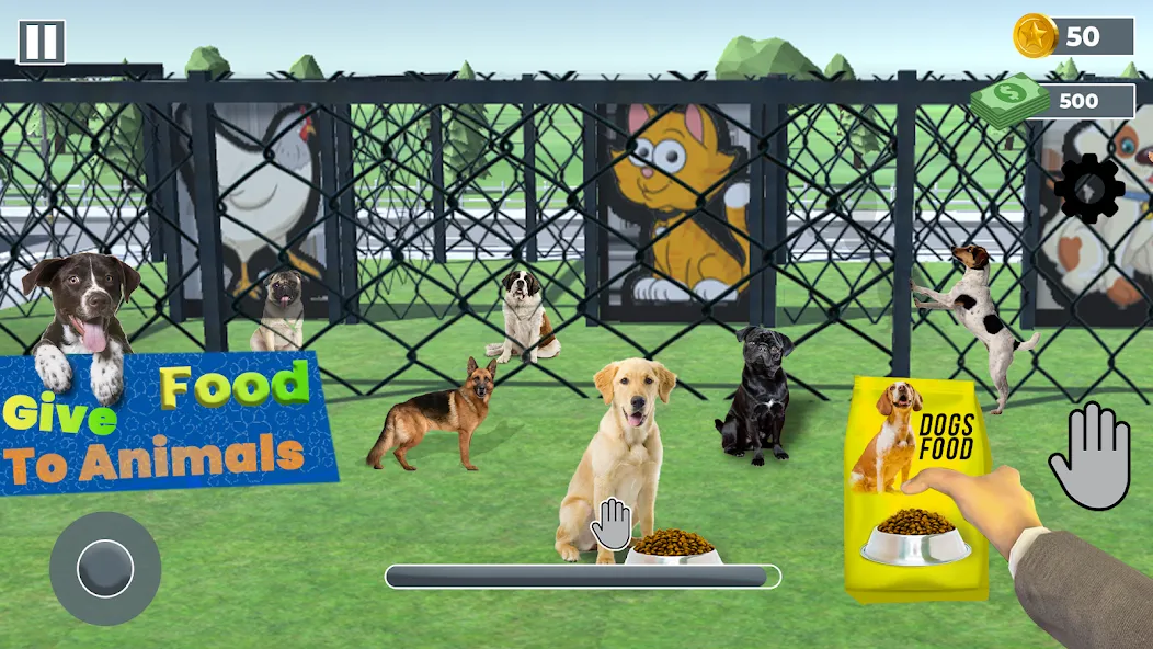 Animal Shelter: Pet Rescue 3D [MOD: безлимитные деньги и питомцы открыты] Screenshot 1