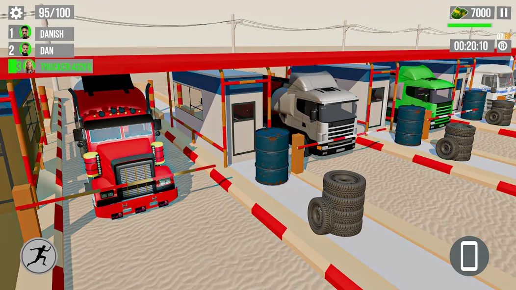 Euro Truck Gas Station Games [MOD: безлимитное топливо и все грузовики] Screenshot 4