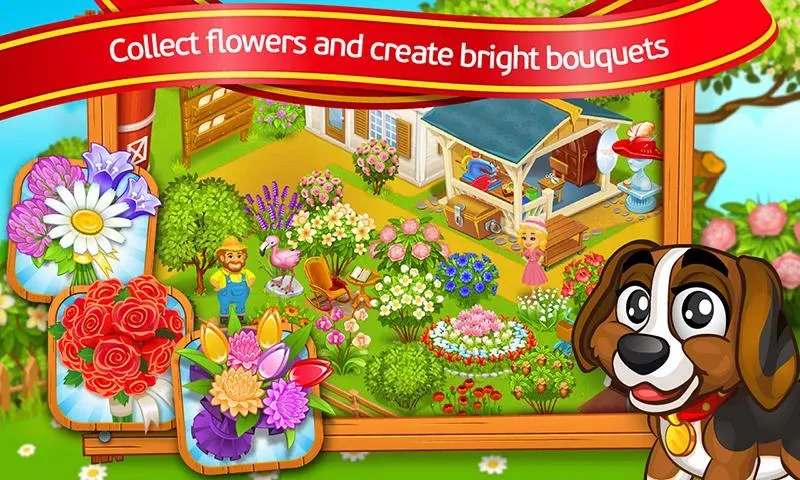 Farm Town: Cartoon Story [MOD: много монет и всё открыто] Screenshot 3