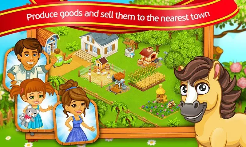 Farm Town: Cartoon Story [MOD: много монет и всё открыто] Screenshot 4