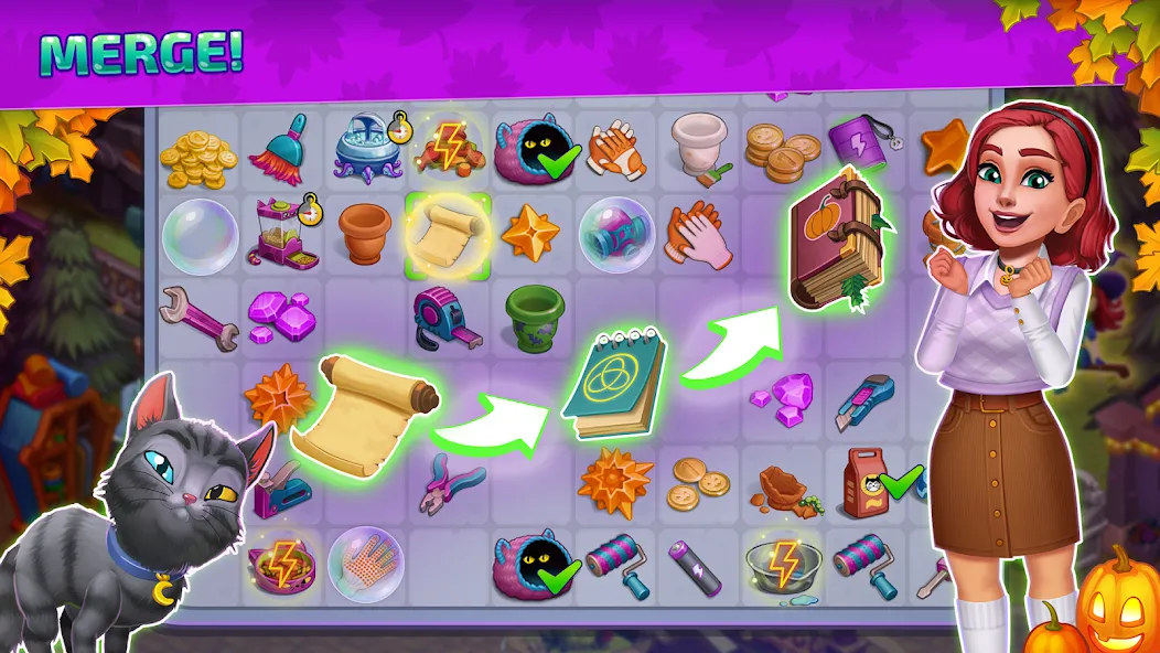 Chloe's Merge: House Design [MOD: безлимитные деньги и все предметы] Screenshot 3