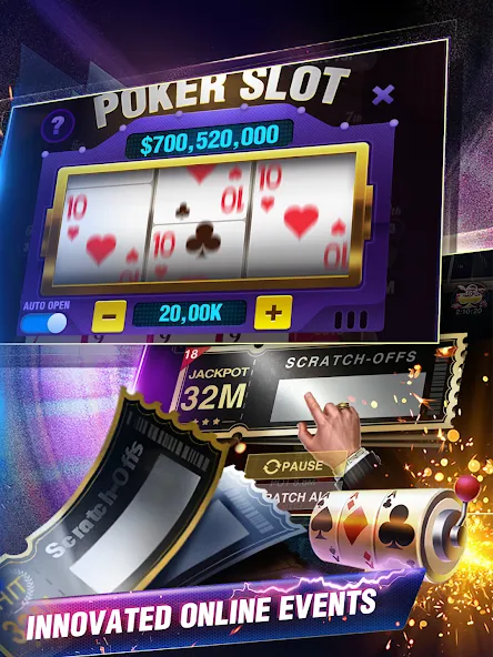 Holdem or Foldem - Texas Poker [MOD: безлимитные фишки и открыты турниры] Screenshot 5