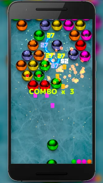 Magnetic balls bubble shoot [MOD: безлимитные жизни и усиленные бонусы] Screenshot 4