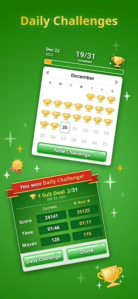 Spider Solitaire Classic [MOD: без рекламы и все масти открыты] Screenshot 4