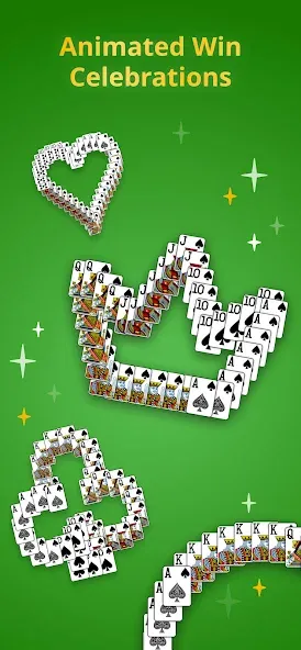 Spider Solitaire Classic [MOD: без рекламы и все масти открыты] Screenshot 5