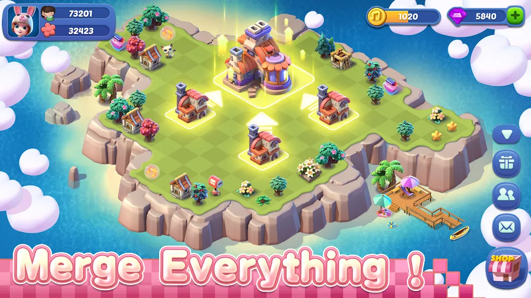 Mergical-Fun Match Island Game [MOD: безлимитные ресурсы и энергия] Screenshot 4