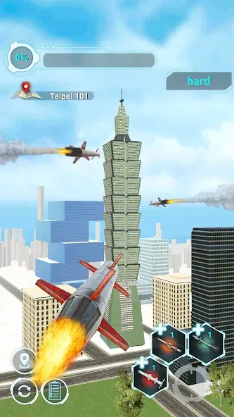 City Demolish: Rocket Smash! [MOD: безлимитные ракеты и разрушения] Screenshot 2
