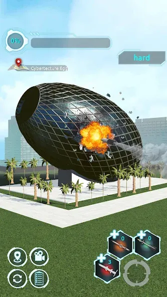 City Demolish: Rocket Smash! [MOD: безлимитные ракеты и разрушения] Screenshot 3