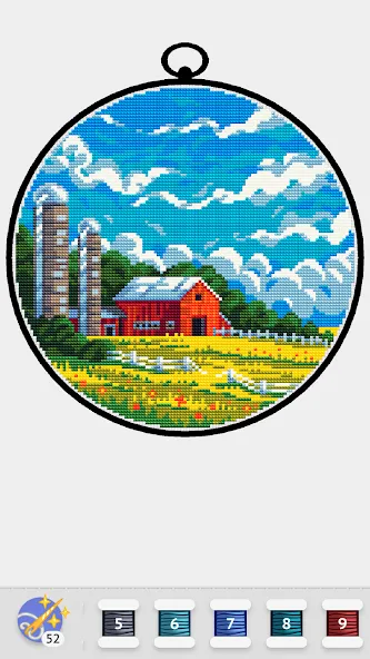 Cross Stitch Club [MOD: разблокированы все узоры и нитки] Screenshot 2