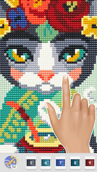Cross Stitch Club [MOD: разблокированы все узоры и нитки] Screenshot 3