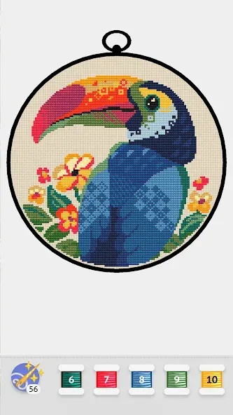 Cross Stitch Club [MOD: разблокированы все узоры и нитки] Screenshot 4