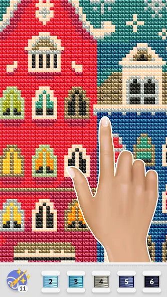 Cross Stitch Club [MOD: разблокированы все узоры и нитки] Screenshot 5