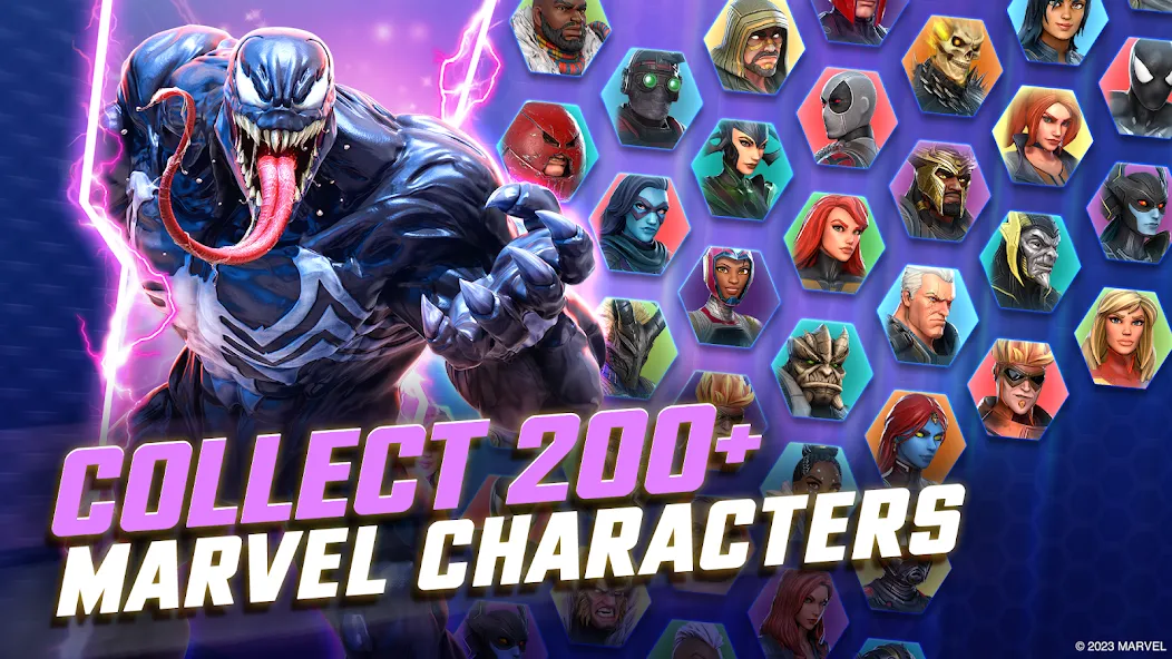 MARVEL Strike Force: Squad RPG [MOD: безлимитные ресурсы и усиленная команда] Screenshot 2